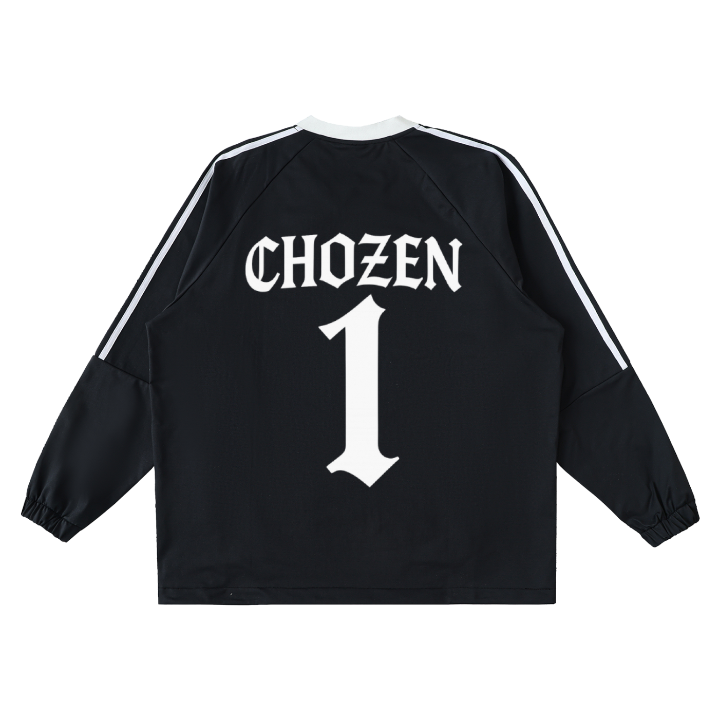 Color-Block V-Neck Long-Sleeve T-Shirt