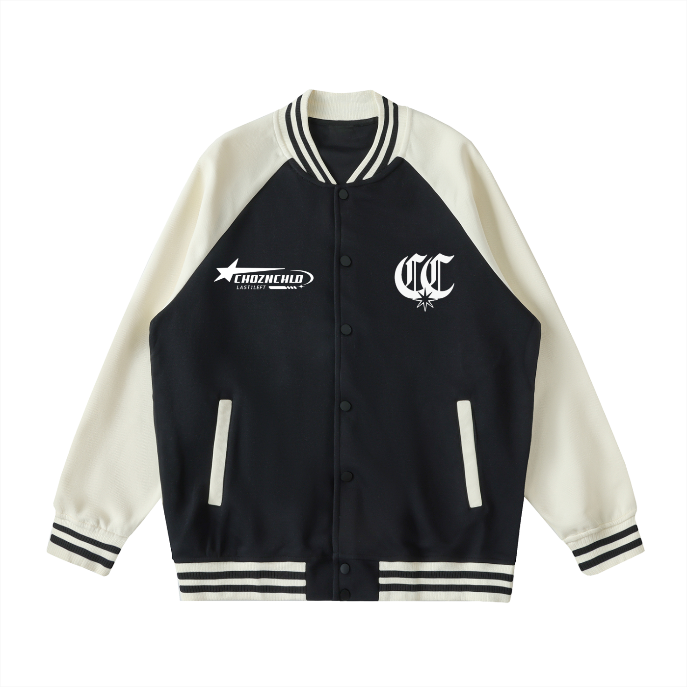Two Tone "Senior Skip Day" Varsity Jacket