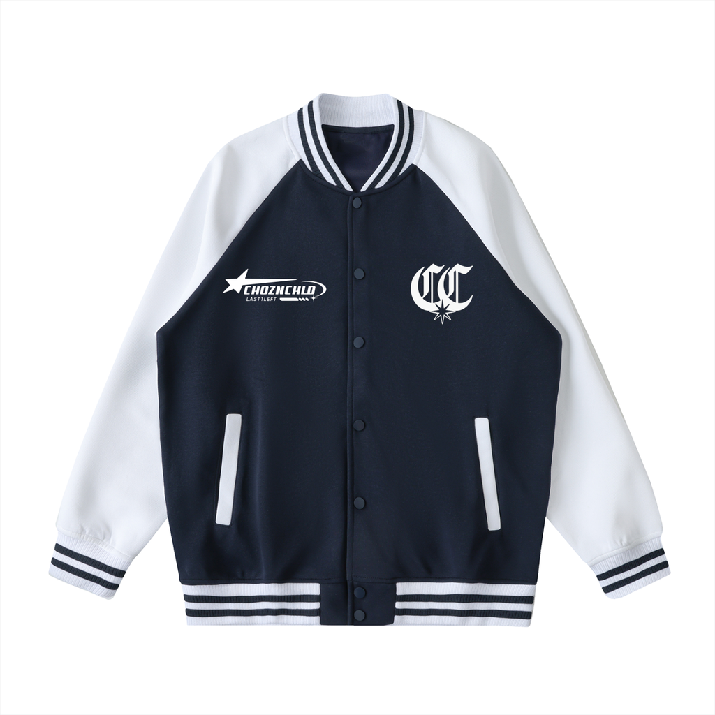 Two Tone "Senior Skip Day" Varsity Jacket
