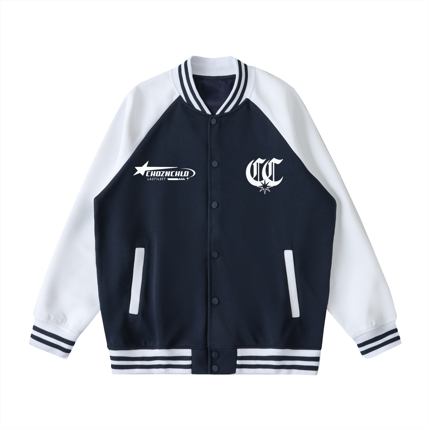 Two Tone "Senior Skip Day" Varsity Jacket