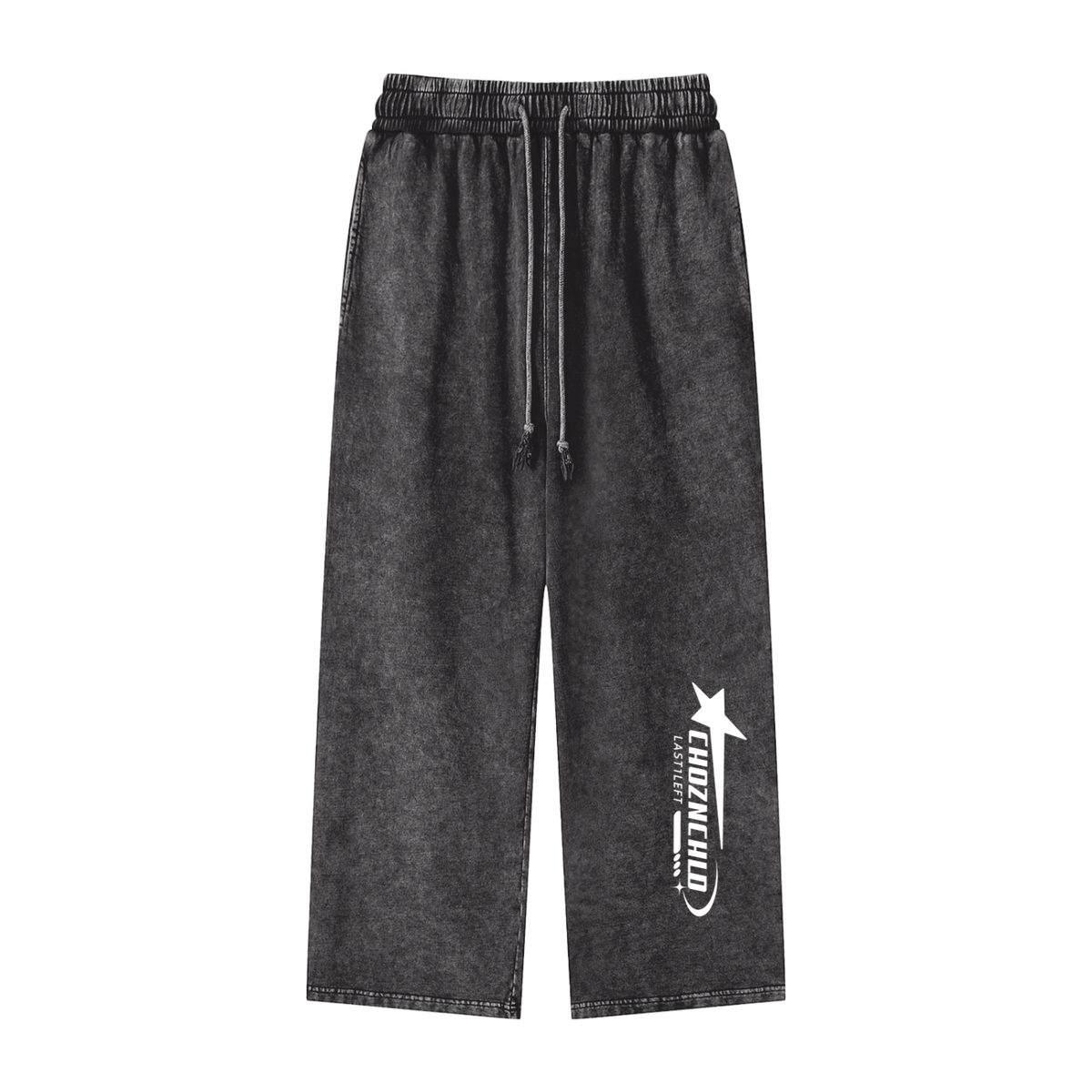 "ACID BUCKET" Straight Leg Pants