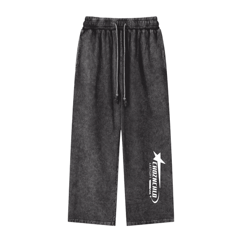"ACID BUCKET" Straight Leg Pants