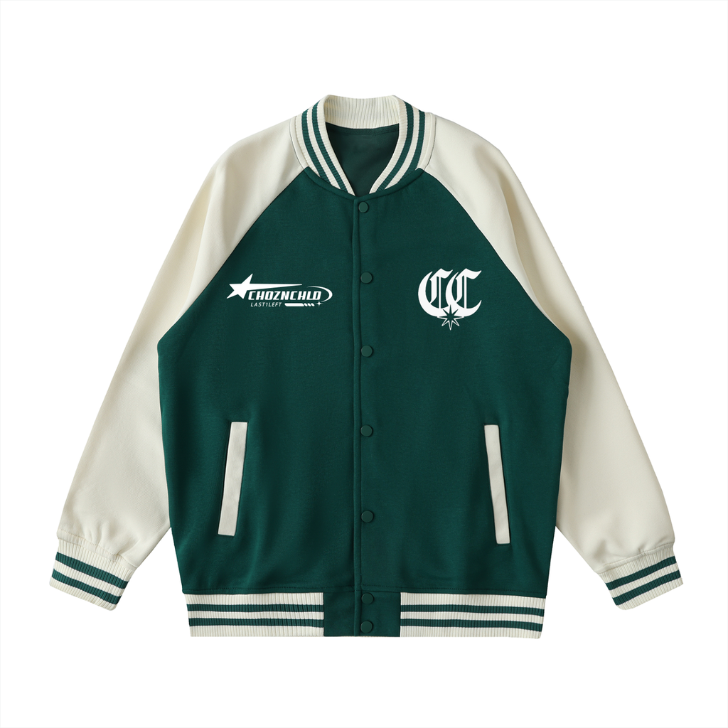 Two Tone "Senior Skip Day" Varsity Jacket