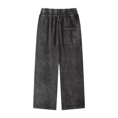 "ACID BUCKET" Straight Leg Pants