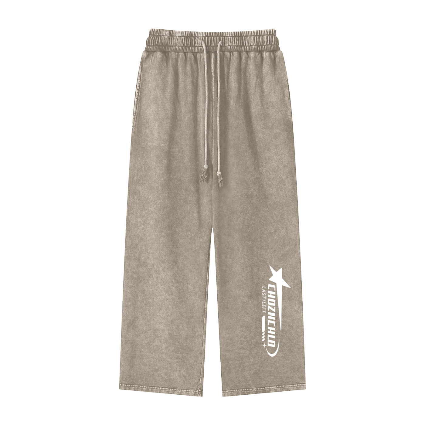 "ACID BUCKET" Straight Leg Pants