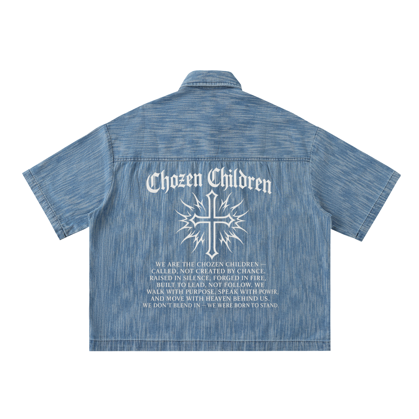 "GOING OUT" Button Short-Sleeve Shirt