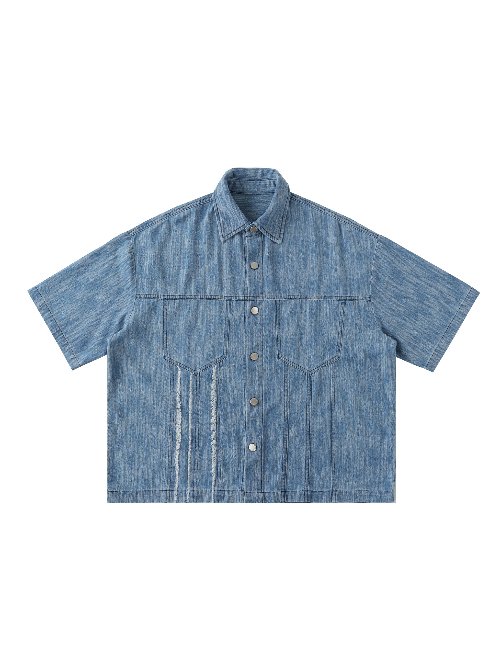 "GOING OUT" Button Short-Sleeve Shirt