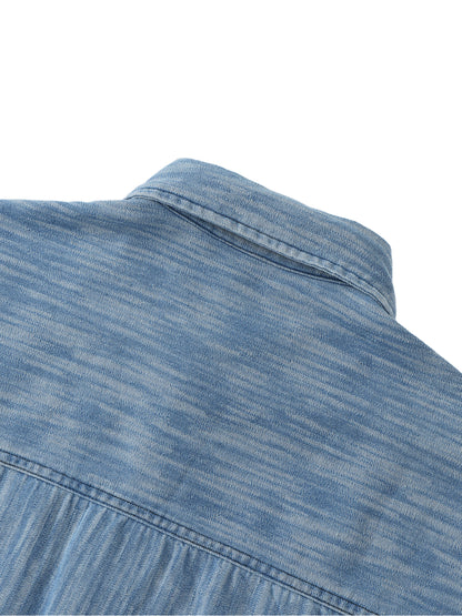 "GOING OUT" Button Short-Sleeve Shirt